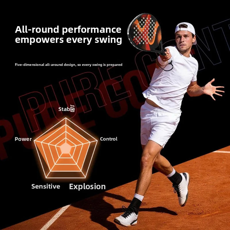 raquette-de-padel-en-fibre-de-carbone-noyau-en-mou - MDN Store 25