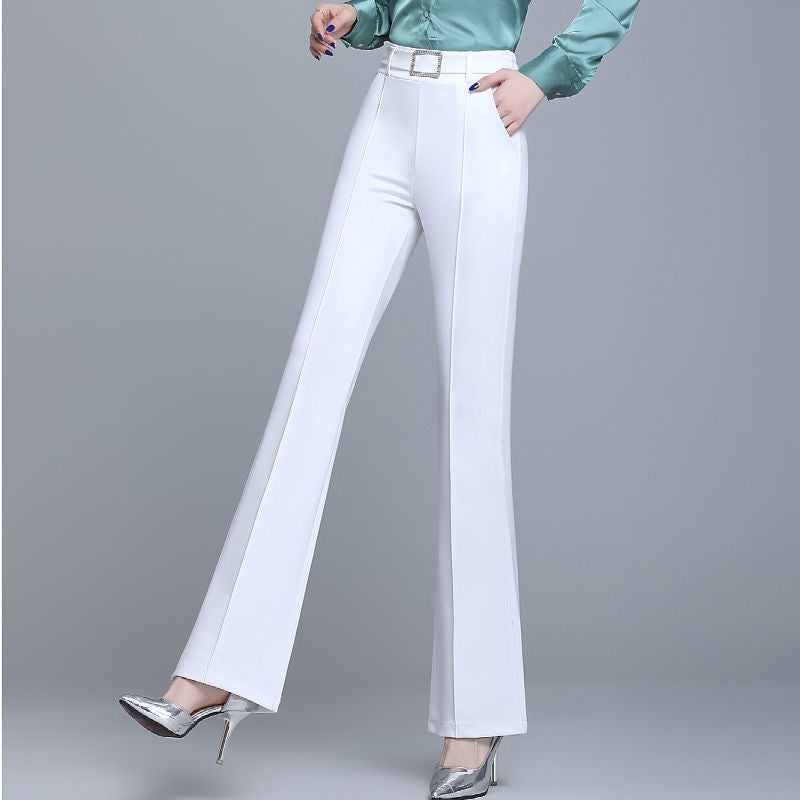 Pantalon Évasé Taille Haute Diamants | MDN Store