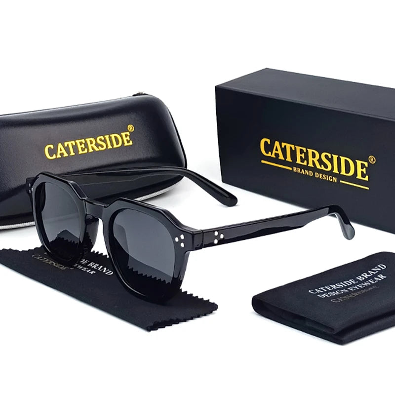 CATERSIDE Lunettes de Soleil Polarisées Rétro Femme Monture TR90 Ultra-Légère UV400 | MDN Store 25