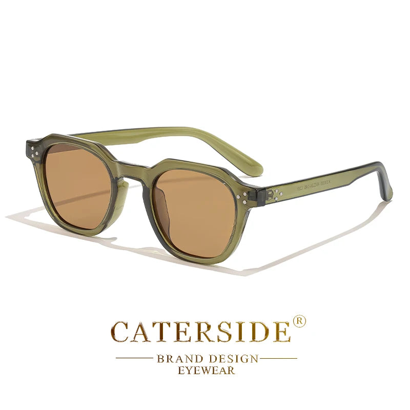 CATERSIDE Lunettes de Soleil Polarisées Rétro Femme Monture TR90 Ultra-Légère UV400 | MDN Store 25