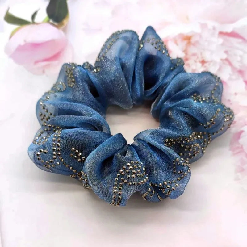 Chouchou Dentelle Nœud Fantaisie - Élastique Cheveux Femme Fille Haute... | MDN Store
