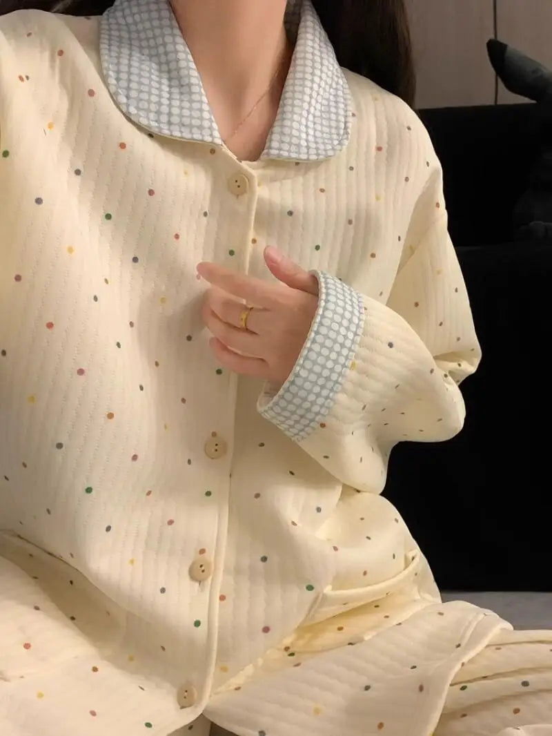 Pyjama Coton Uni 2 Pièces Hiver | MDN Store