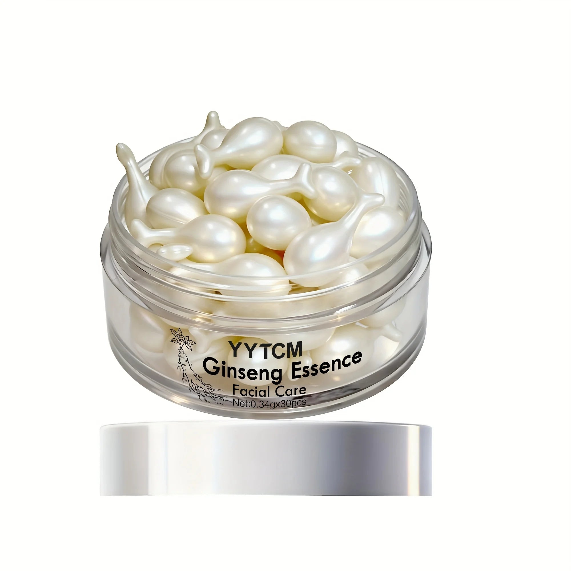 Capsules Ginseng Hydratantes Squalane Niacinamide Vitamine E Rétinol | MDN Store 25