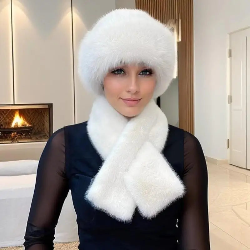 Bonnet Chapka Mongol Écharpe Femme | MDN Store