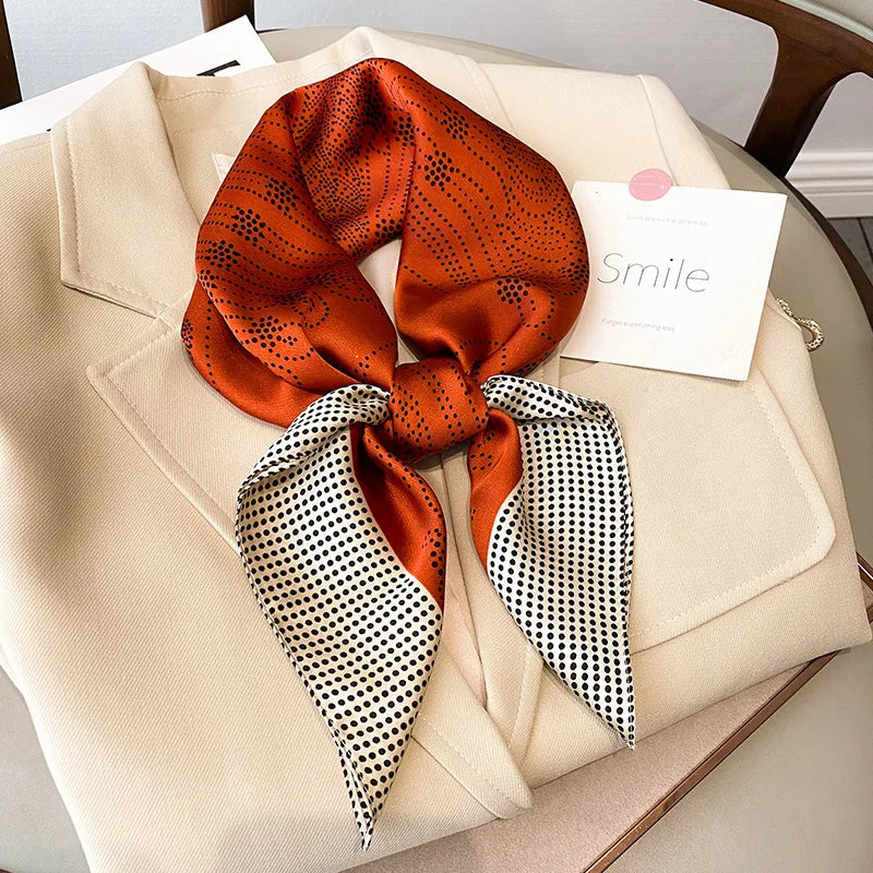 Foulard Soie Satin Femme Bandana Luxe | MDN Store