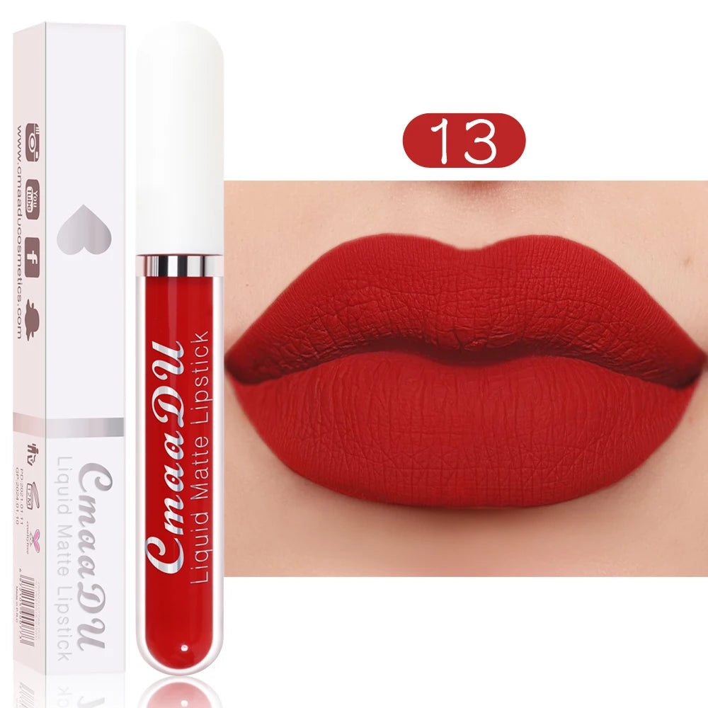 Gloss Lèvres Mat CmaaDu Imperméable Longue Tenue Teinture Rouge | MDN Store