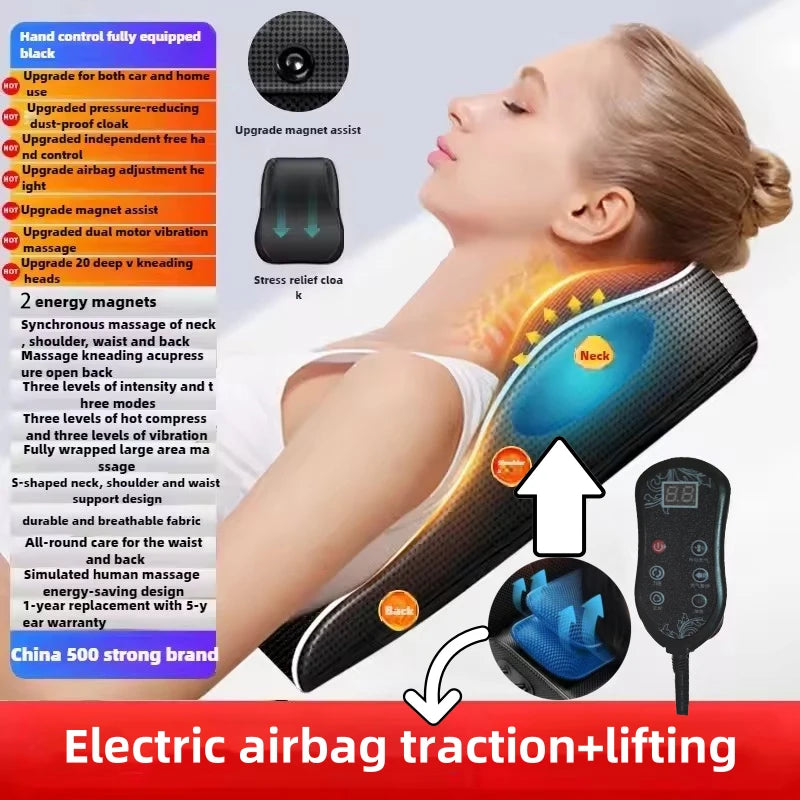 Masseur Cervical Électrique Shiatsu Chauffant Nuque Épaules | MDN Store