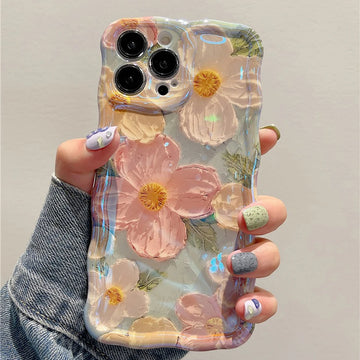 Coque iPhone Peinture Fleurs Rétro - 16 15 14 13 12 Pro Max | MDN Store