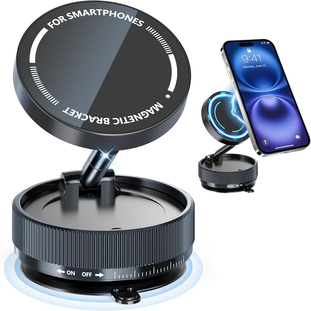 Support Téléphone Magnétique Voiture 360° Compatible MagSafe | MDN Store