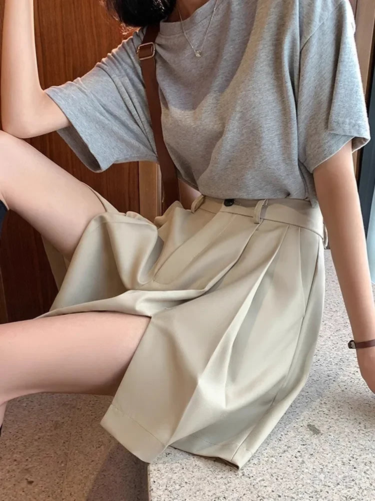 Short Femme Taille Haute Large Coupe Ample | MDN Store