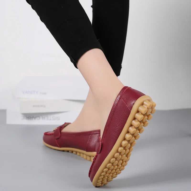 Ballerines Cuir Souple Confort Femme | MDN