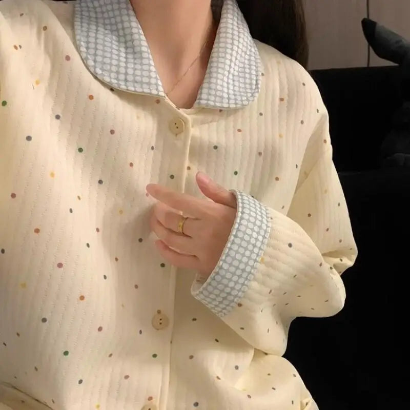 Pyjama Coton Uni 2 Pièces Hiver | MDN Store