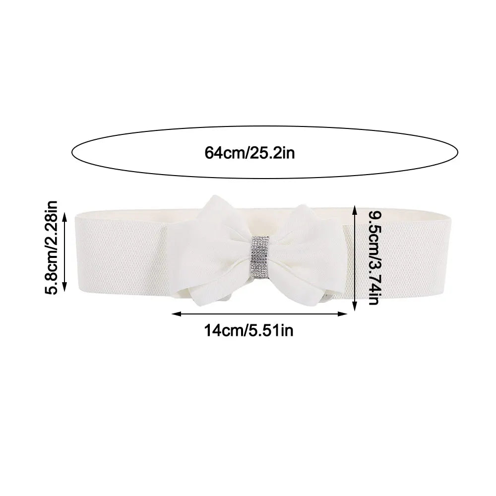 Ceinture Large Nœud Strass | MDN Store