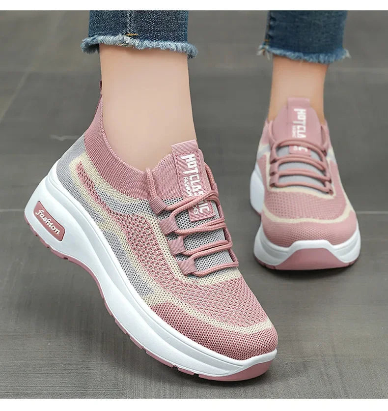Chaussures Casual Femme Semelle Épaisse Respirantes Confort | MDN
