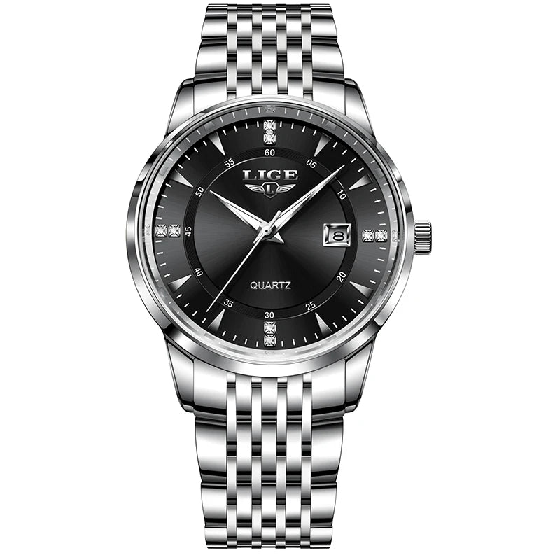 Montre Femme LIGE Acier Inoxydable Étanche | MDN Store