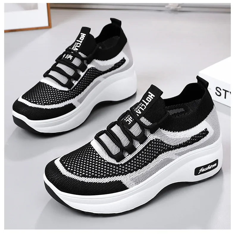 Chaussures Casual Femme Semelle Épaisse Respirantes Confort | MDN