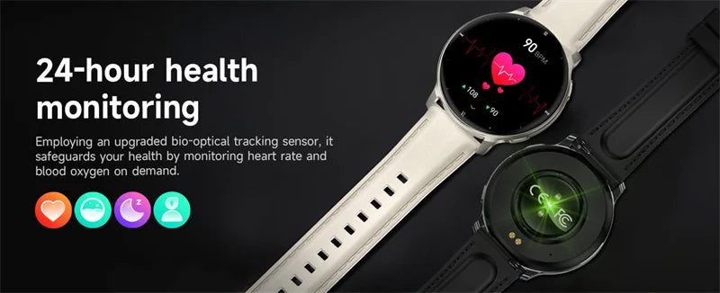 Montre Connectée AMOLED 1.32" Lampe Torche Bluetooth | MDN Store