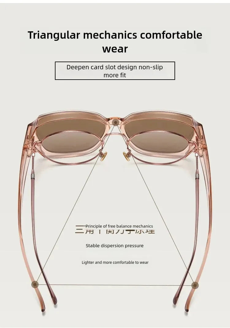 Sur-Lunettes Soleil Anti-UV Vintage | MDN Store