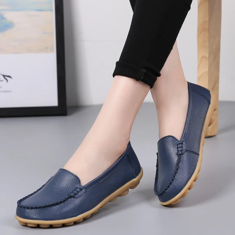 Chaussures Cuir Confort Slip-On Respirantes | MDN Store