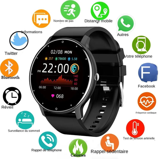 Montre Connectée Sport 1.28" IP67 Fitness Tracker | MDN