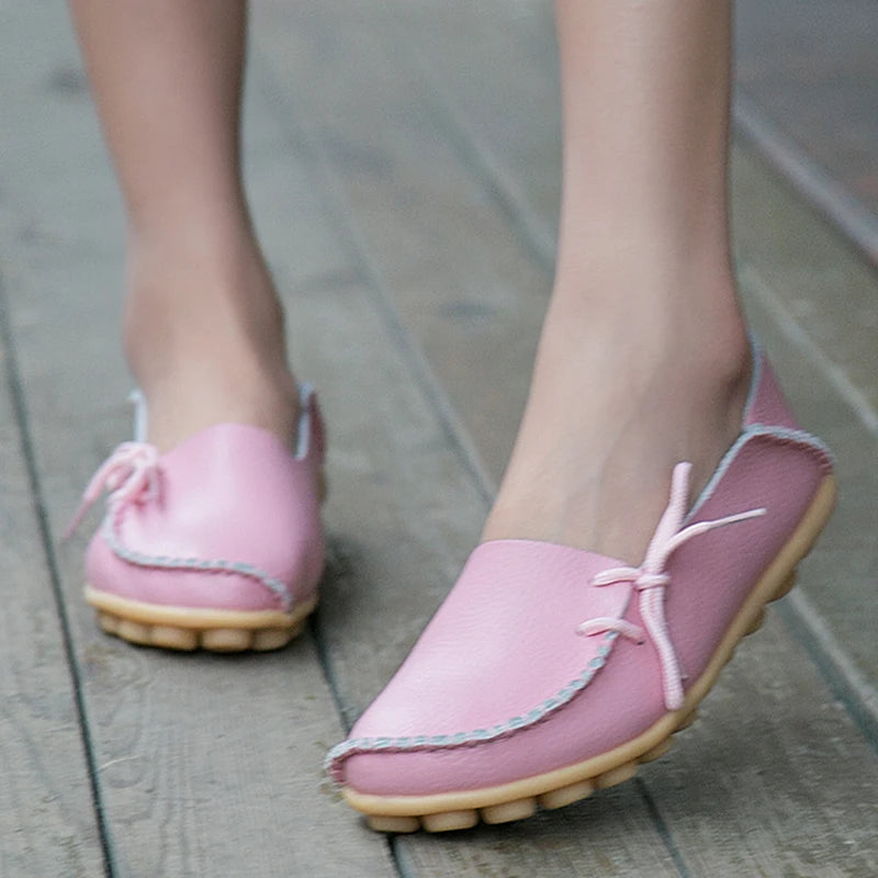Ballerines Cuir Nœud Papillon Grande Taille | MDN Store