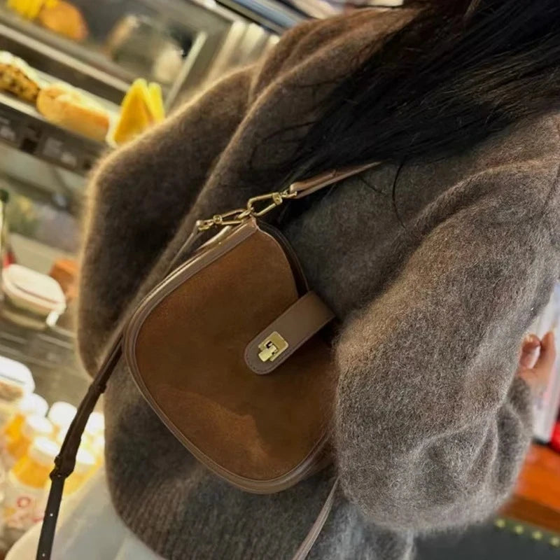Sac à Main Femme Cuir Véritable Daim Luxe Grande Capacité - MDN