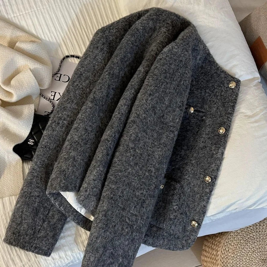 Veste Courte Grise Style Français | MDN Store