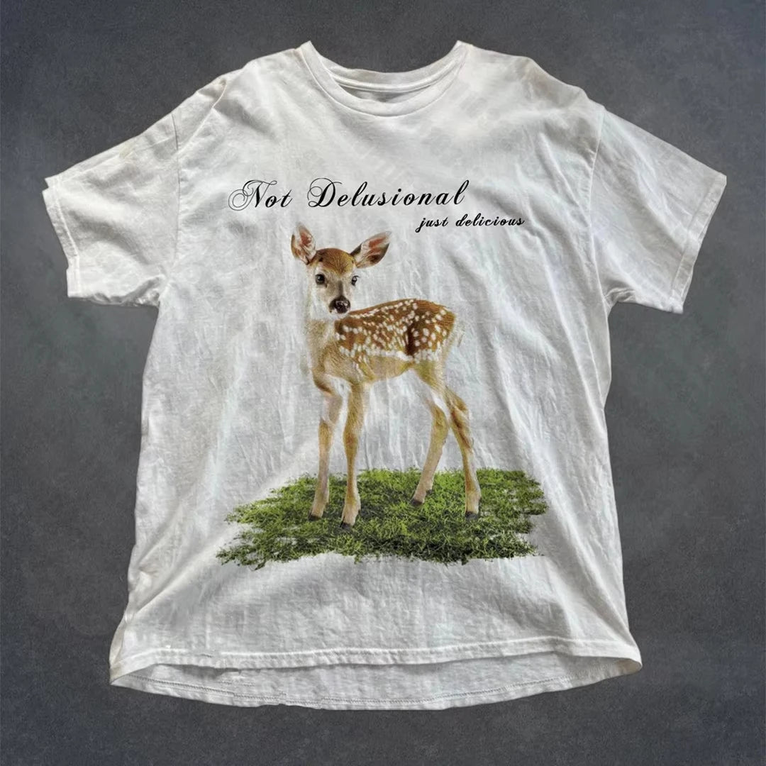 T-shirt Graphique Col Rond Femme | MDN