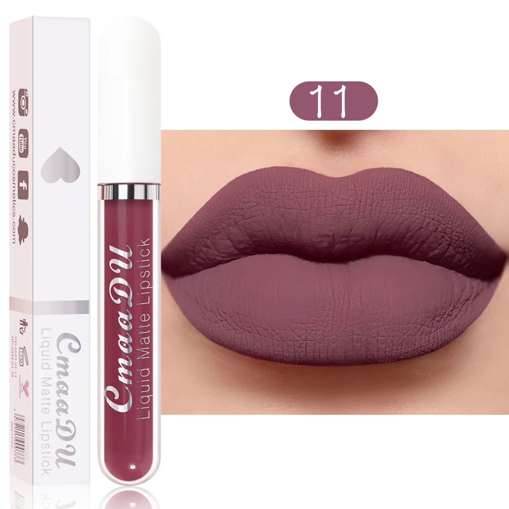 Gloss Lèvres Mat CmaaDu Imperméable Longue Tenue Teinture Rouge | MDN Store