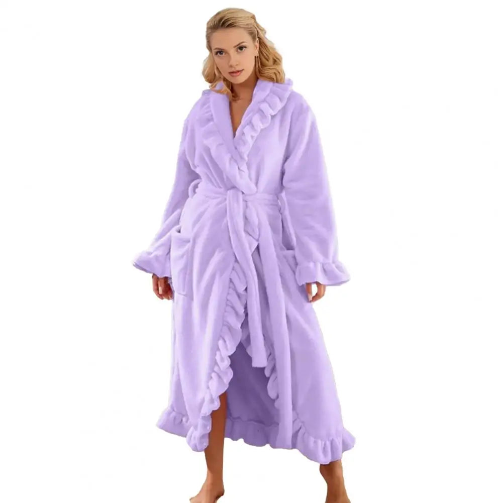 Peignoir Femme Polaire Doux Chaud | MDN Store