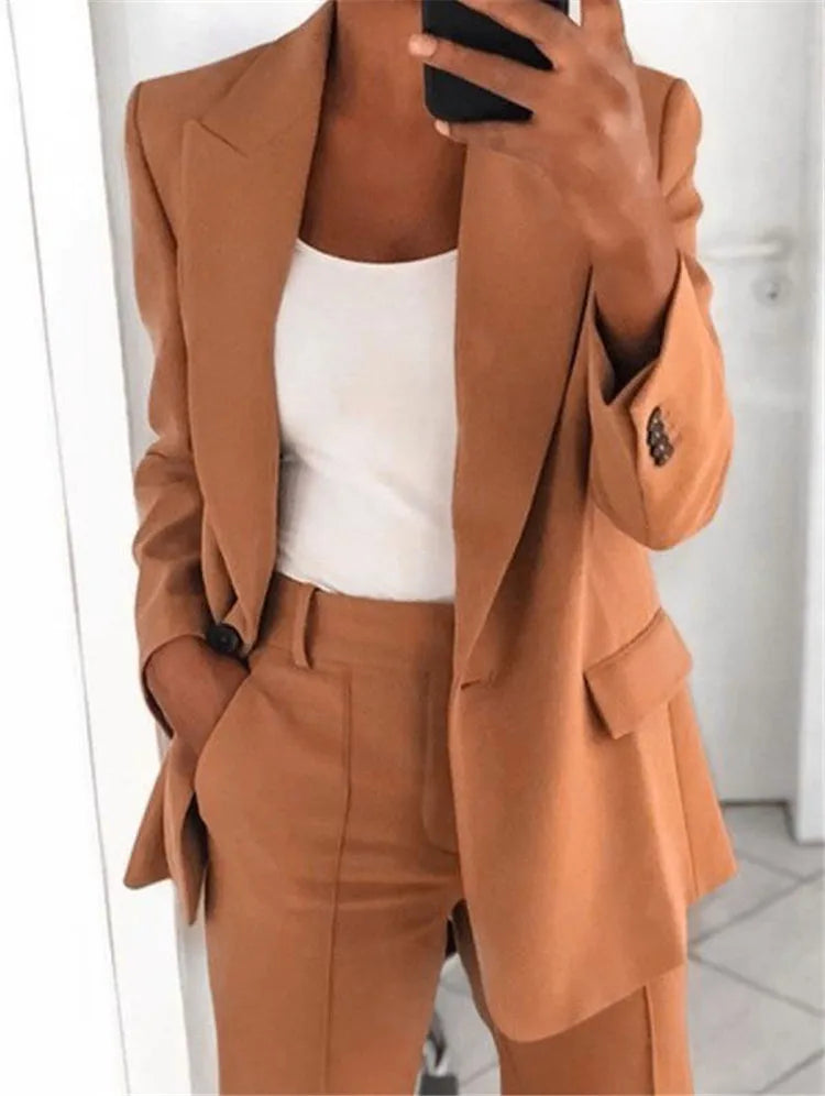 Ensemble Tailleur Pantalon Blazer Noir | MDN Store