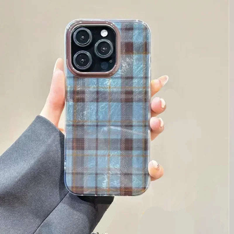 Coque iPhone Dopamine Carreaux Colorés Mate - 16 15 14 13 12 | MDN Store