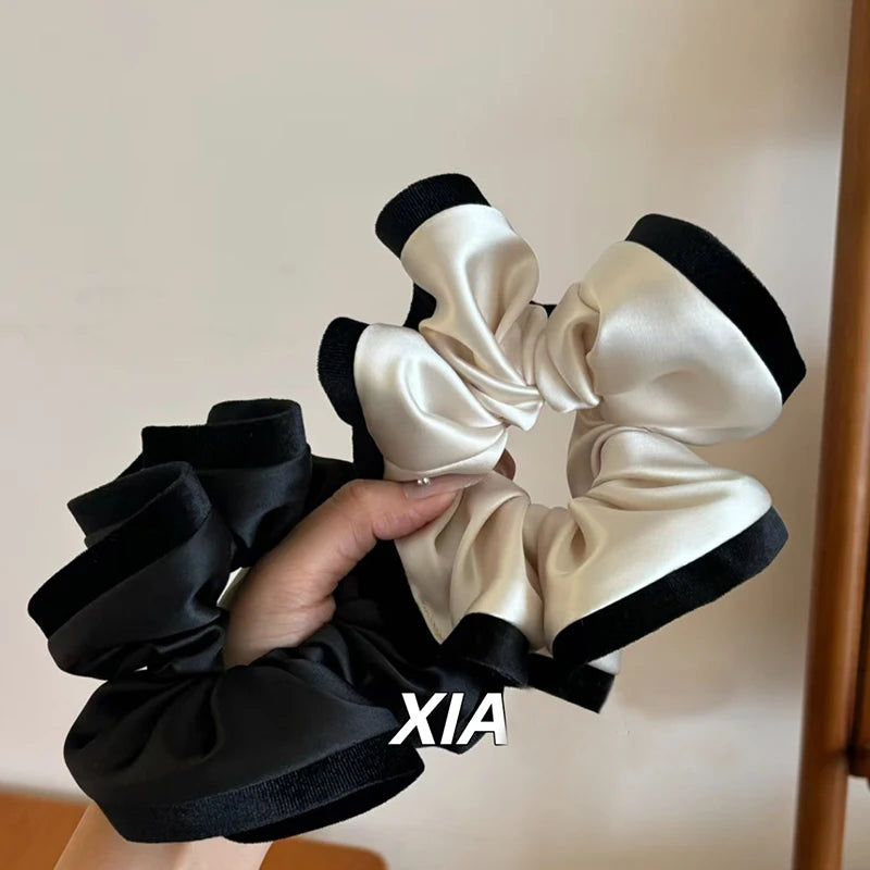 Chouchou Satin Velours Fleur | MDN Store
