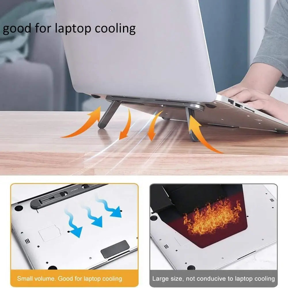Support Invisible Laptop Rehausseur Pliable Ergonomique | MDN