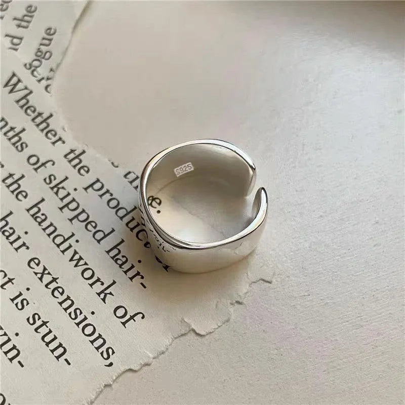 Bague Géométrique Irrégulière Acier Vintage | MDN Store