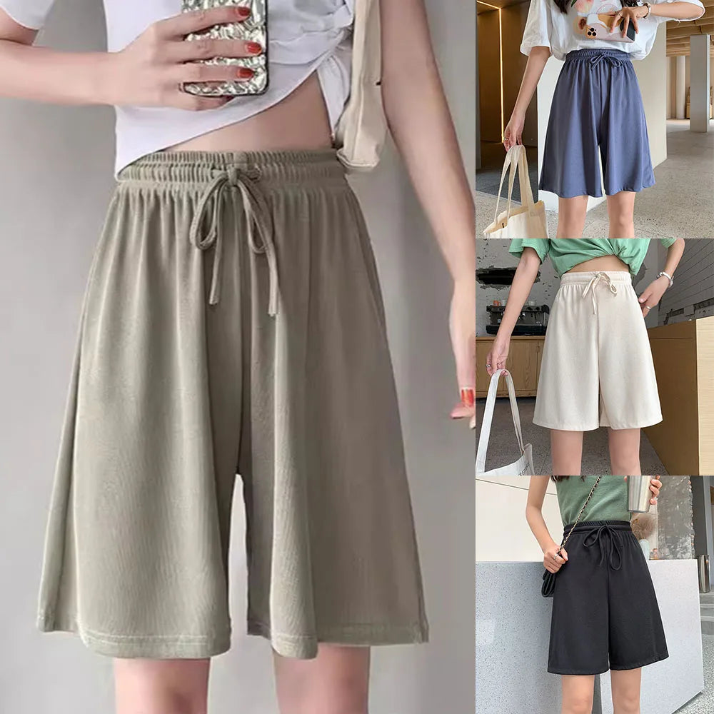 Short Femme Sport Taille Haute Soie Glacée | MDN Store