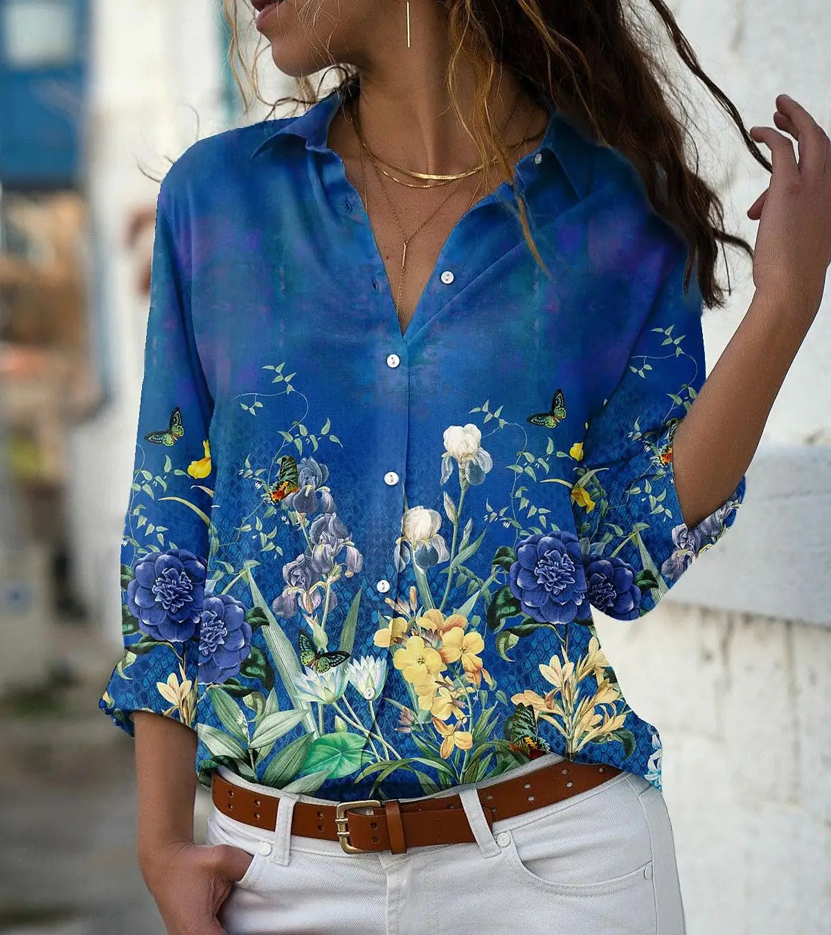 Chemise Loose Femme Manches Longues | MDN Store