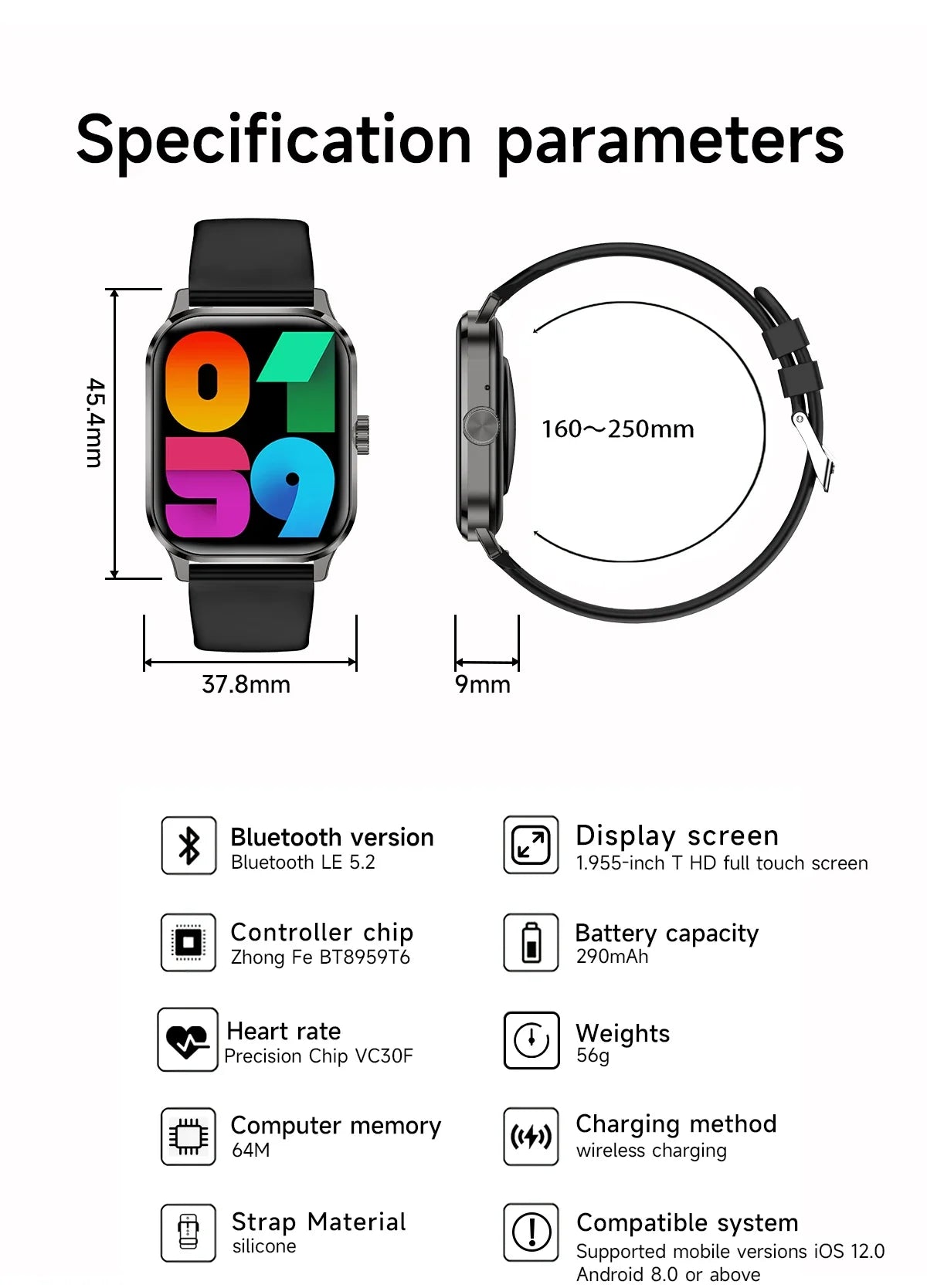 Montre Connectée Ultra-Fine 1.99" Appels Bluetooth GPS | MDN Store