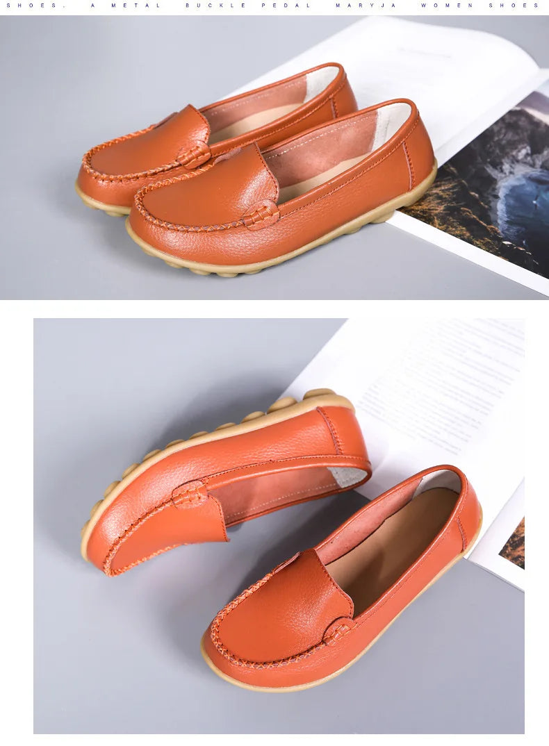 Chaussures Cuir Confort Slip-On Respirantes | MDN Store