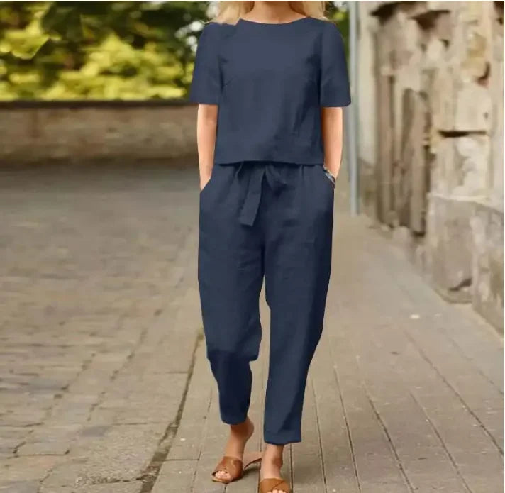 Ensemble Chemise Pantalon Coton Lin Été | MDN Store
