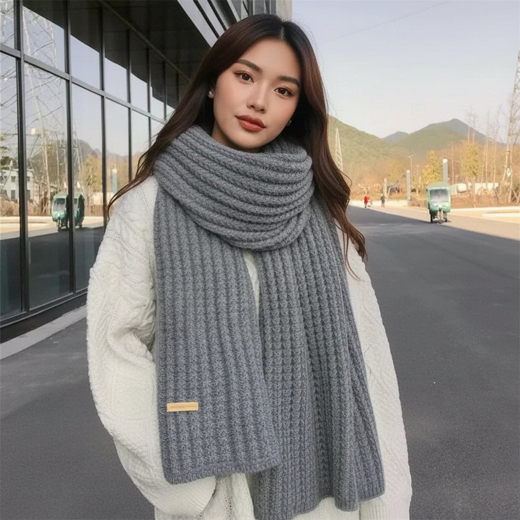 Écharpe Tricotée Thermique Hiver | MDN Store