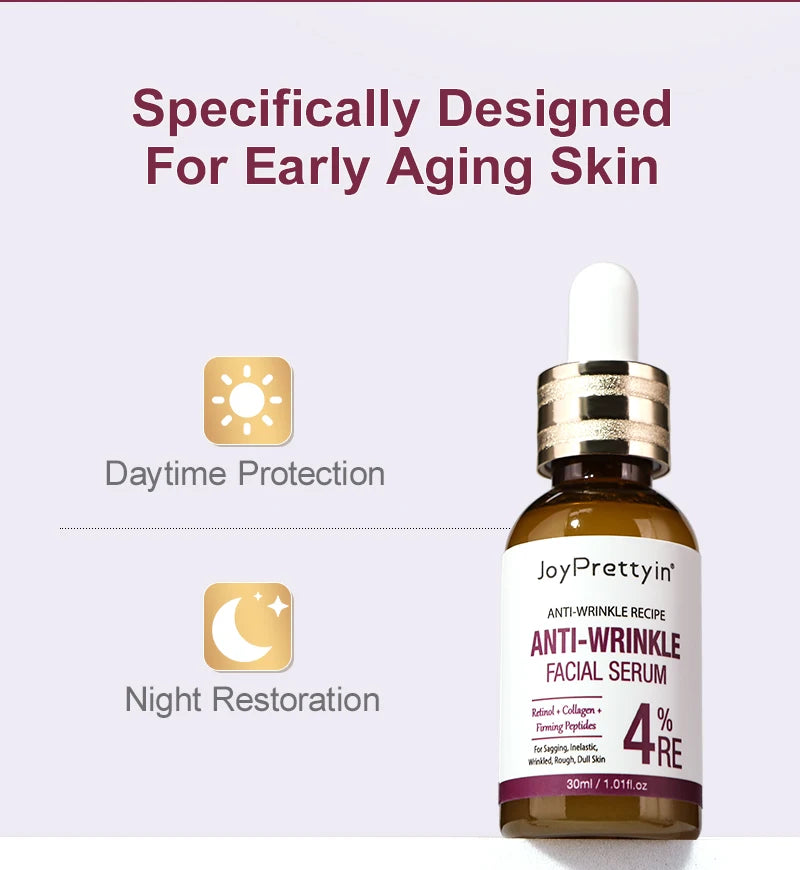 Sérum Visage Rétinol Anti-Rides Collagène Acide Hyaluronique | MDN Store