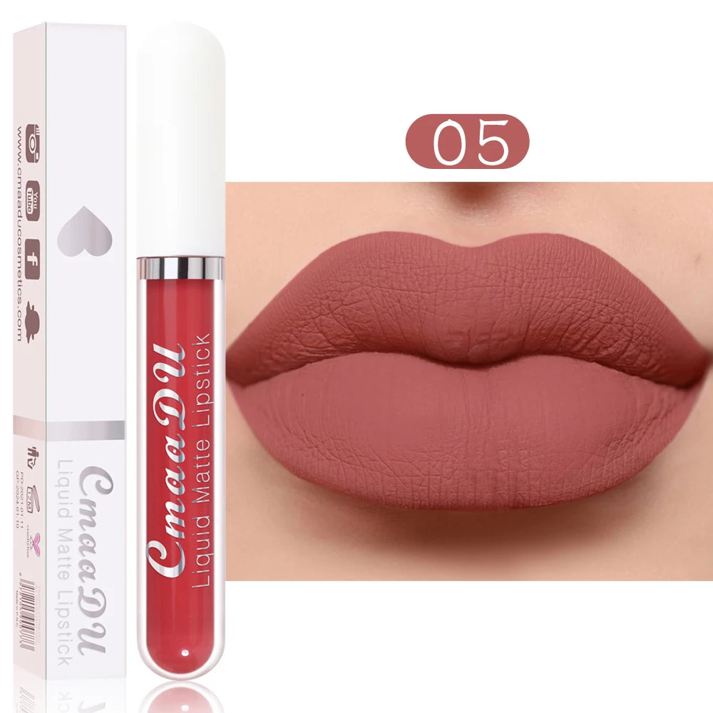 Gloss Lèvres Mat CmaaDu Imperméable Longue Tenue Teinture Rouge | MDN Store