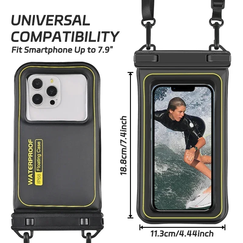 Pochette Étanche Imperméable Téléphone Natation Surf - iPhone Samsung | MDN Store