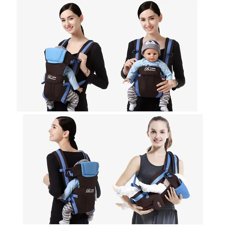 Porte-Bébé Ergonomique 4-en-1 Ajustable Nouveau-né Bambin | MDN Store