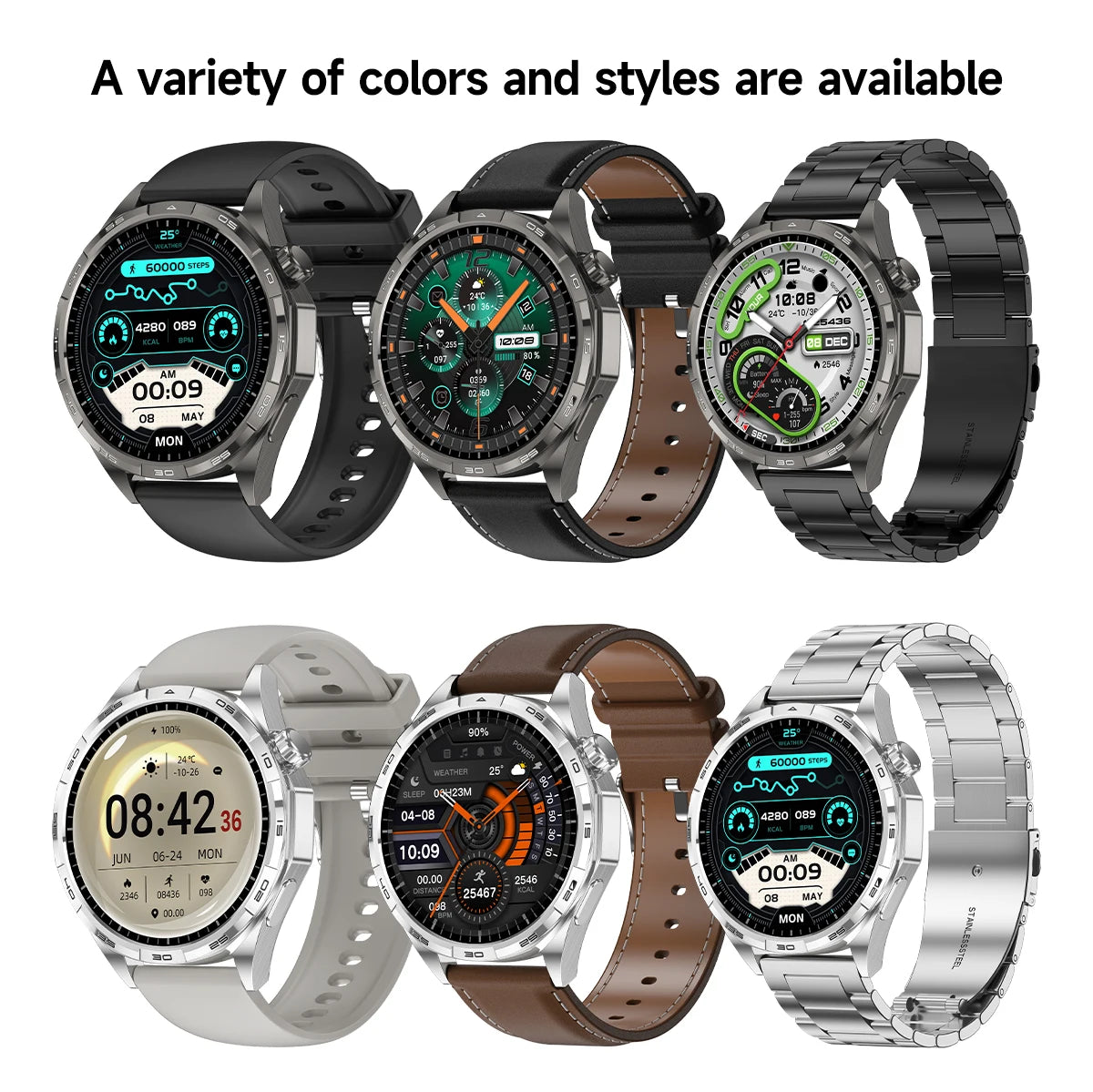 Montre Connectée GPS 1.5" NFC Boussole IP68 | MDN