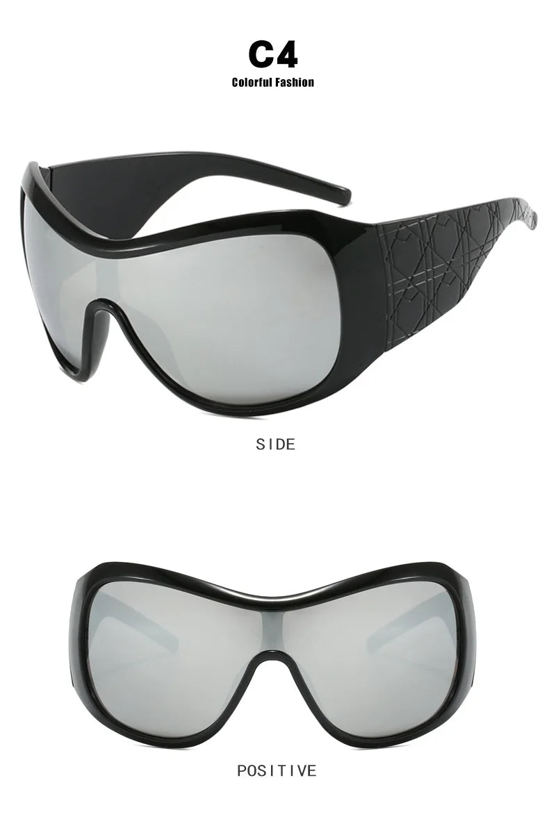 Lunettes Soleil Style Années 2000 Ample UV400 | MDN Store