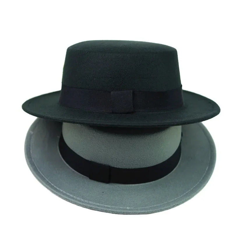 Chapeau Plat Vintage Laine Britannique | MDN