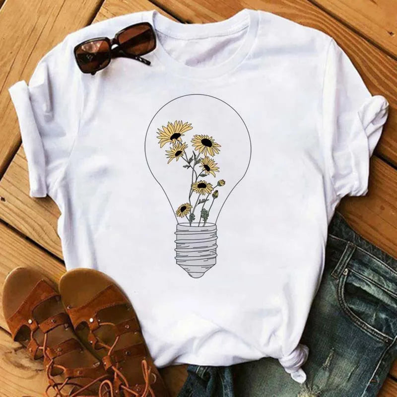 T-Chemise Coton Tournesol Papillon Oversize | MDN Store