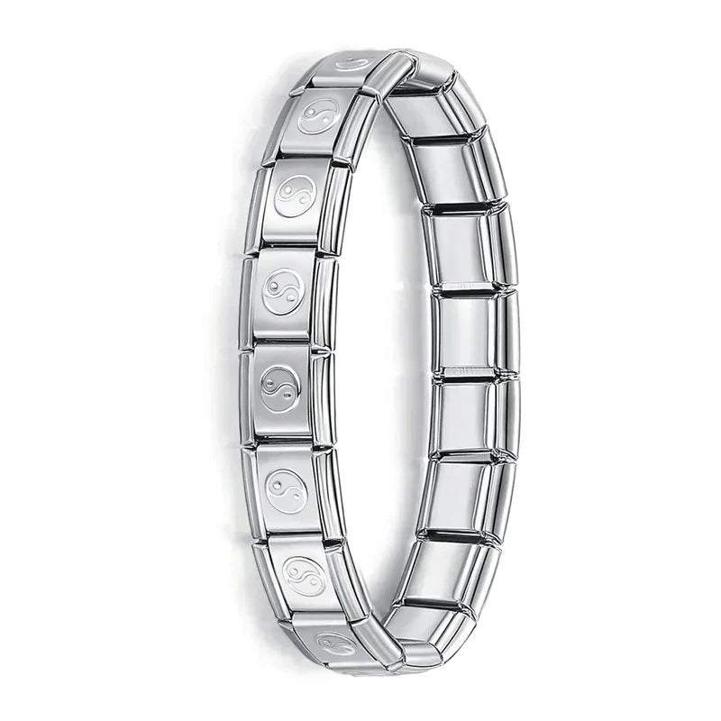 Bracelet Femme Elastique Charme Acier Inoxydable 9mm | MDN Store